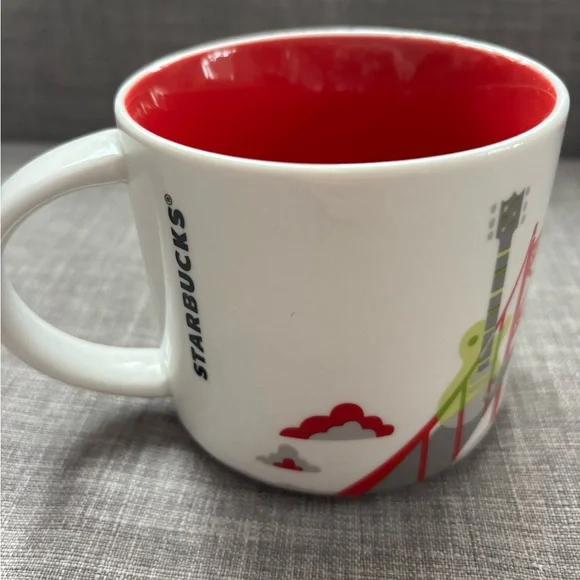 Starbucks Ohio Mug with Red Interior - Picture 4 of 8